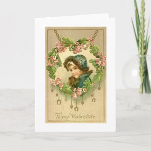 Victorian Valentine's Day Greeting Card