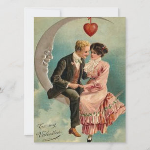victorian valentines holiday card