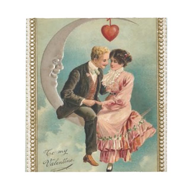 Victorian Valentines Notepad (Front)