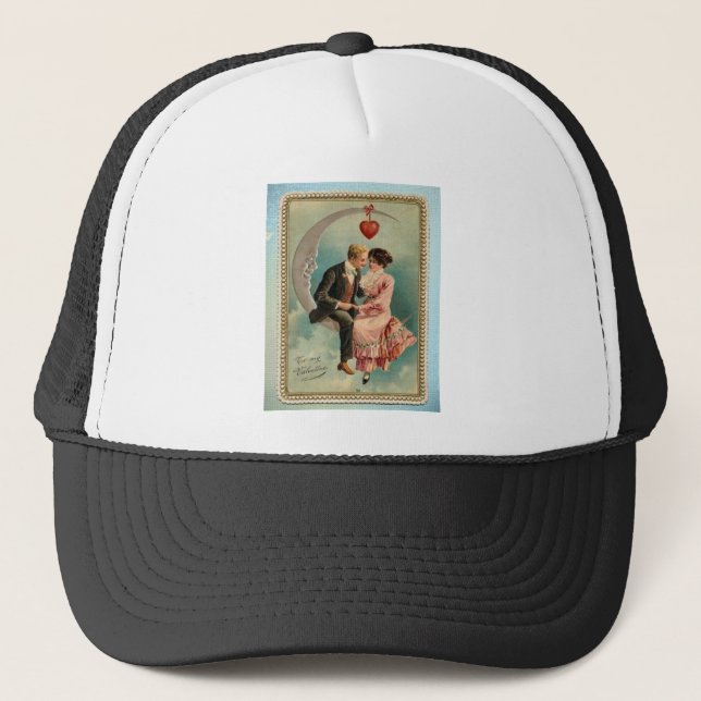 victorian valentines trucker hat (Front)