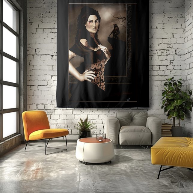 Victorian Vampire Werewolf Tapestry (Creator Uploaded)