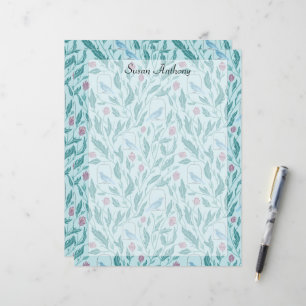 Victorian Vintage Bird in Garden Light Paper