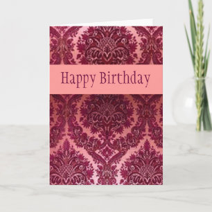 Victorian Vintage Birthday Card