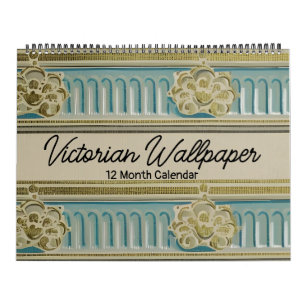 Victorian Vintage Edwardian Era Wallpaper Patterns Calendar