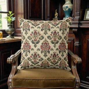 Victorian Vintage Floral Cushion