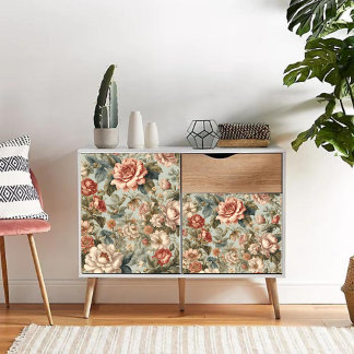 Victorian vintage Floral decoupage  Tissue Paper