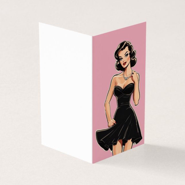 Victorian Vintage Little Black Dress LBD Blank (Outside)