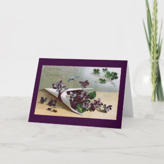 Victorian Violets Card