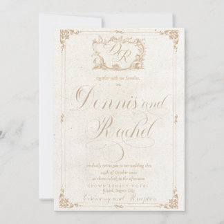Victorian Wedding Invitation