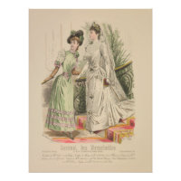 Victorian Wedding Vintage French Fashion Ad