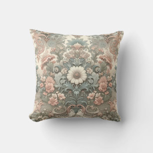 Victorian Whisper: A Pastel Symphony Cushion