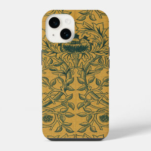 Victorian William Morris Floral Textile Pattern iPhone Case