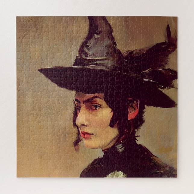 Victorian Witch Jigsaw Puzzle (Vertical)