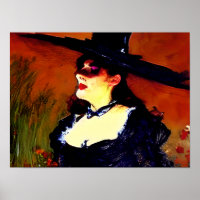 Victorian Witch Vintage Portrait
