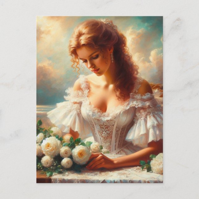 Victorian Woman 5 Postcard (Front)