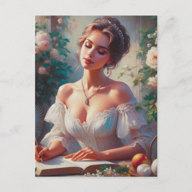 Victorian Woman 6 Postcard (Front)