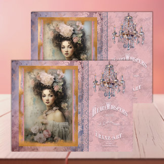 Victorian Woman in Pink – Decoupage Tissue Paper