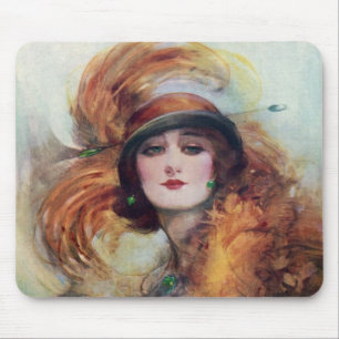 Victorian Woman Mouse Pad