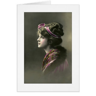 Victorian woman with hopeful expression