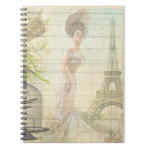 Victorian Women in Paris Notebook