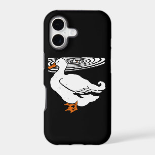 Victorian Wood Cut White Ducks