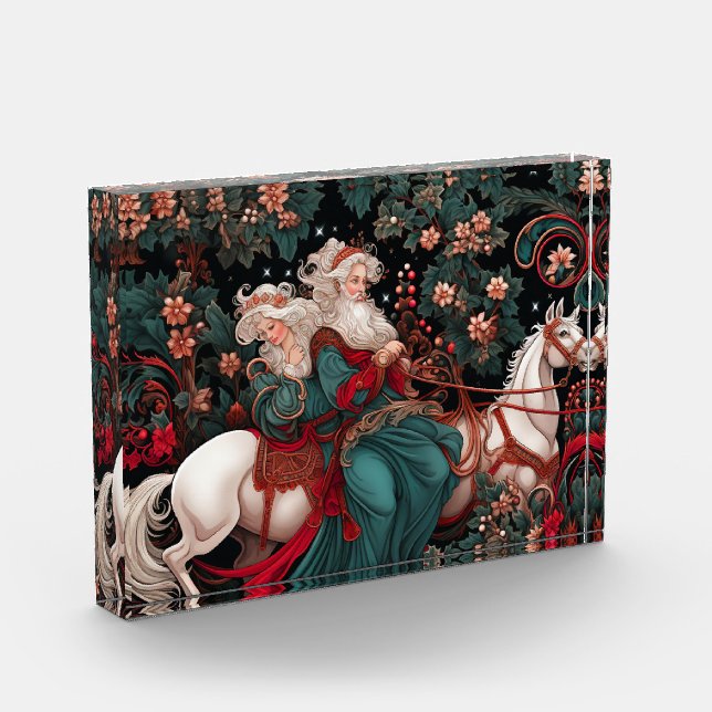Victorian Yule Couple Celebration  Photo Block (Left)