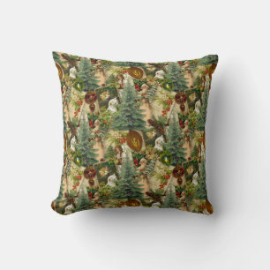 Victorian Yuletide Splendour Cushion