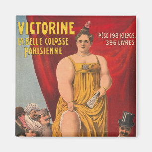 Victorine, The Beautiful Parisian Large Woman Magnet