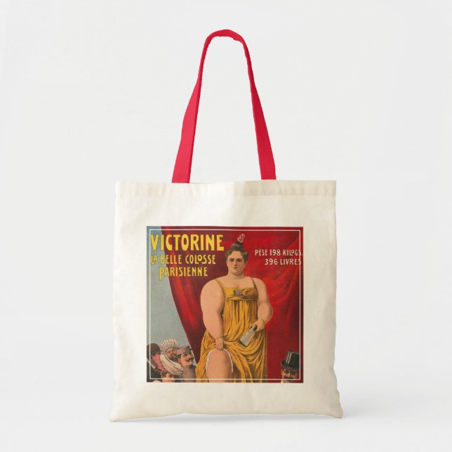 Victorine, The Beautiful Parisian Large Woman Tote Bag (Front)