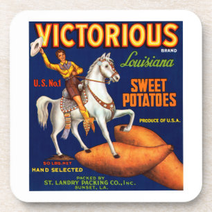 Victorious Brand Louisiana Sweet Potatoes Coaster