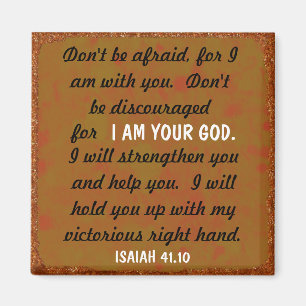 Victorious right hand bible verse magnet