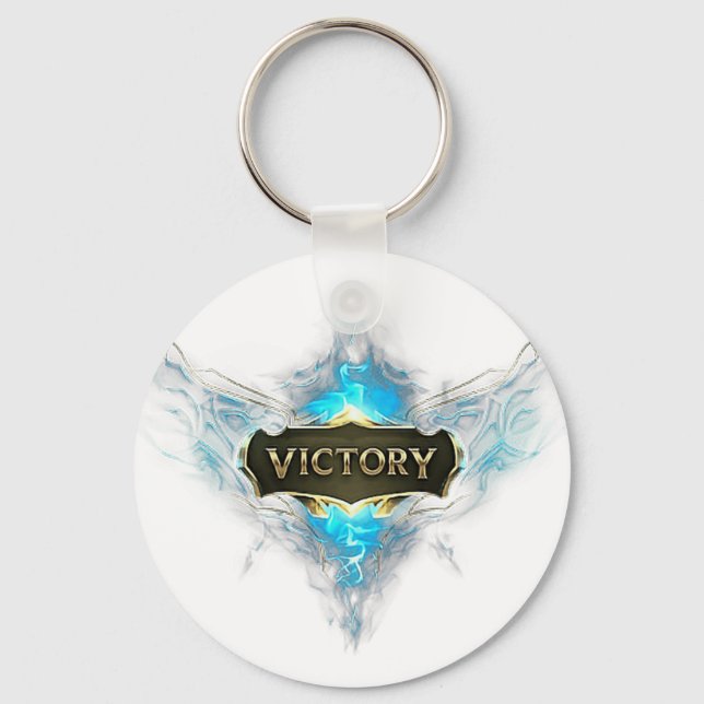 Victory - A Symbol of Triumph and Achievement Key Ring (Front)