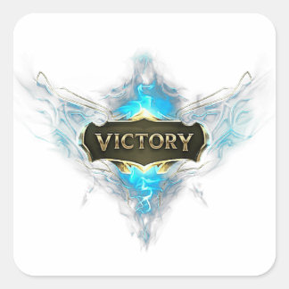Victory - A Symbol of Triumph and Achievement Square Sticker