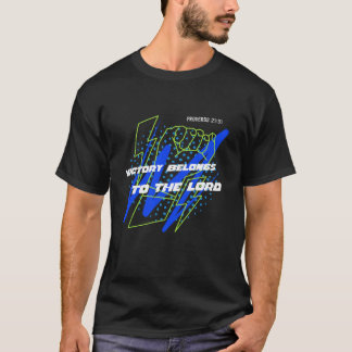 Victory Belongs To The Lord | Christian Athletes T-Shirt