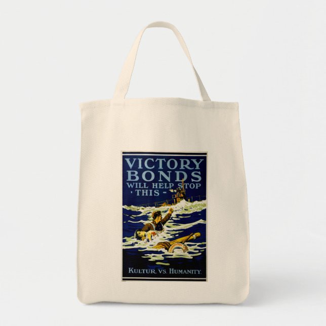 Victory Bonds Will Help Stop This Tote Bag (Front)