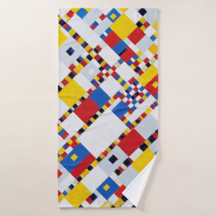 Victory Boogie Woogie, Mondrian Bath Towel