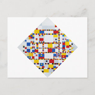 Victory Boogie Woogie, Mondrian Postcard