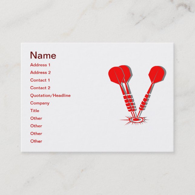 Victory Business Card (Front)