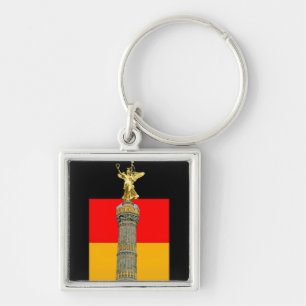Victory Column (siegessaule),Berlin, German Flag Key Ring
