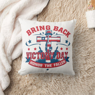 Victory Day Military Memorial - Honour The Fallen Cushion