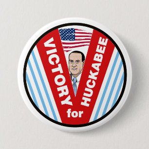 Victory for Huckabee 2016 7.5 Cm Round Badge