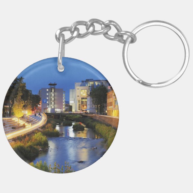 Victory for the Blue Hour Key Ring (Back Left)
