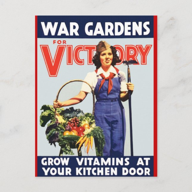Victory Garden Postcard (Front)