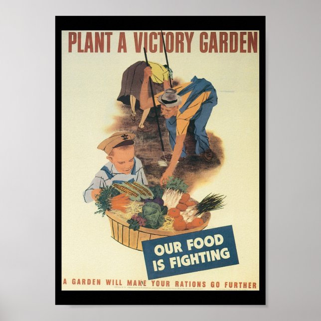 Victory Garden World War 2 Poster (Front)