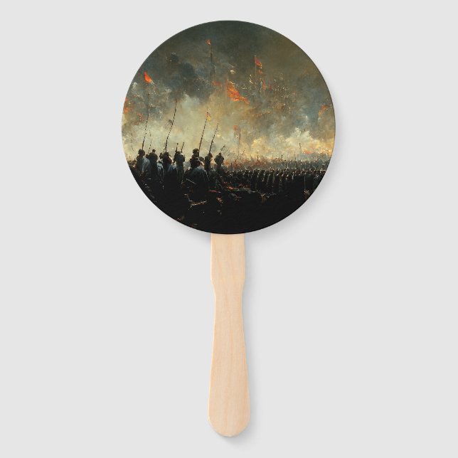 Victory Hand Fan (Back)