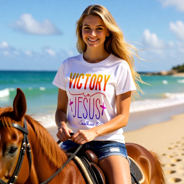 Victory In Jesus Christian T-Shirt (Creator Uploaded)