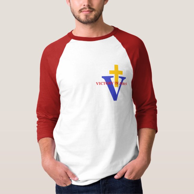 VICTORY IN JESUS T-Shirt (Front)