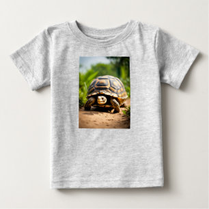 Victory in the Jungle: Tortoise Wins the Race Baby T-Shirt