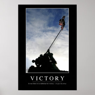 Victory: Inspirational Quote Poster