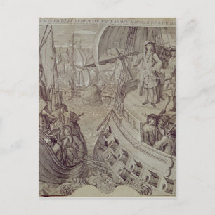 Victory of the Navy of Louis XIV Postcard
